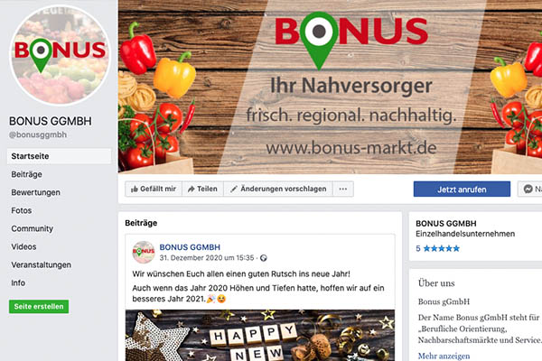 ADS by SBR-LOCATIONS Online und Socialmedia